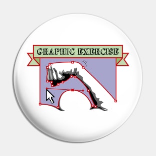 Graphic Exercise Pin