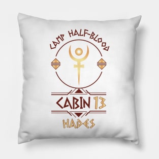 Cabin #13 in Camp Half Blood, Child of Hades – Percy Jackson inspired design Pillow