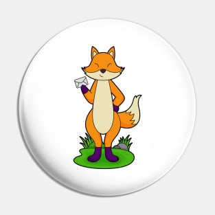 Fox Letter Pin