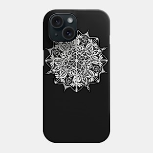 Mandala 1 - White Phone Case