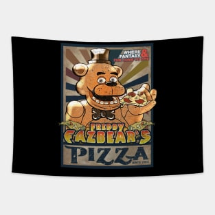 Vintage Freddy Fazbears Pizza Tapestry