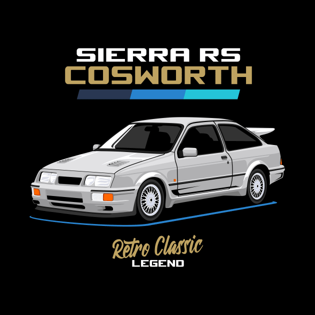 1986 Sierra RS Cosworth Retro Classic Legend by masjestudio