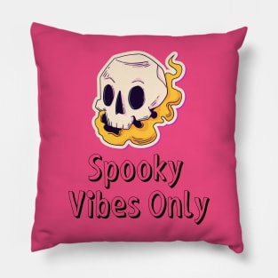 spooky vibes only Pillow