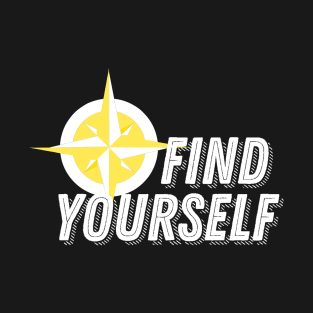 Find Yourself - Nature Compass Rose T-Shirt