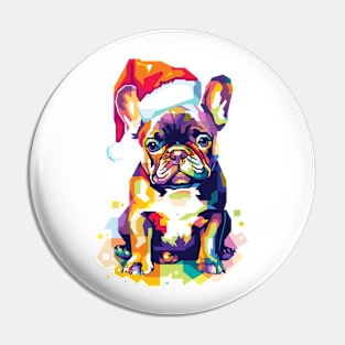 Christmas dog Pin