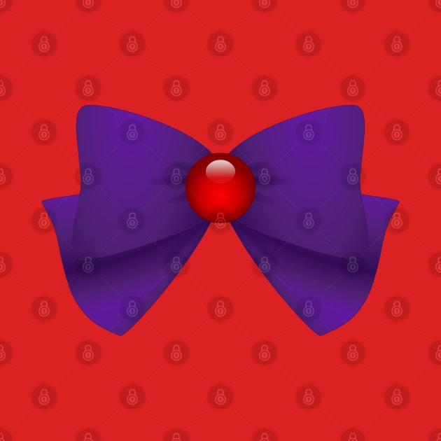 Sailor Mars-inspired Ribbon by curiousQ