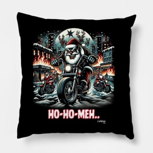 Rebel Santa Rider's Blazing Trail - A Xmas December Claus Pillow