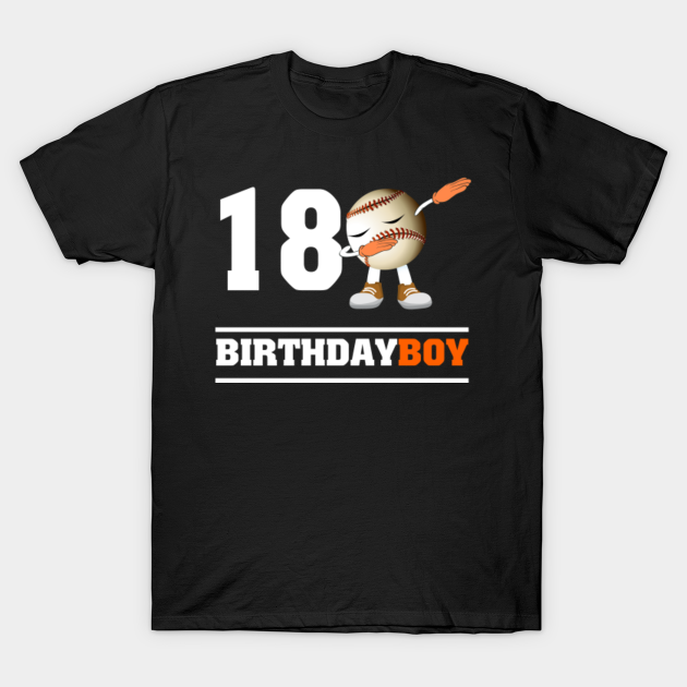 9 Year Old Birthday dabbing Baseball9th Boy Gift_18 - 9 Year Old Birthday Dabbing Baseball - T-Shirt