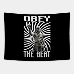 OG TECHNO VIKING - Obey The Beat Tapestry