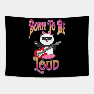 Panda Playing Guitar – Born To be Loud Tapestry