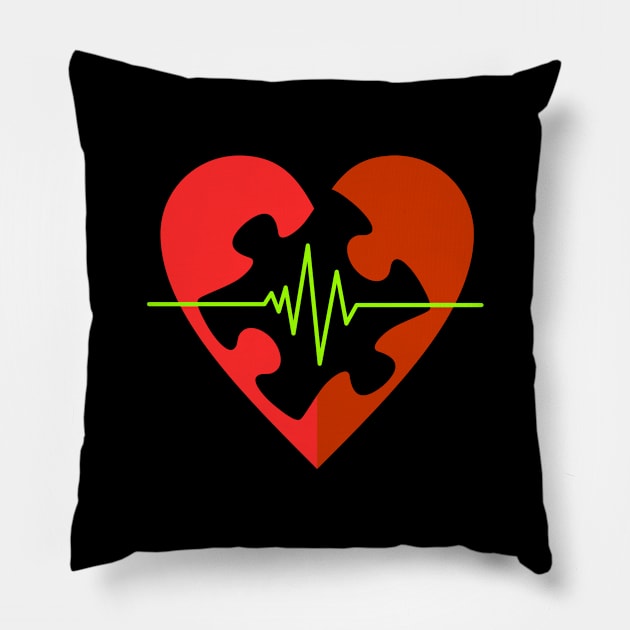 Autism Awareness Pillow by emodist