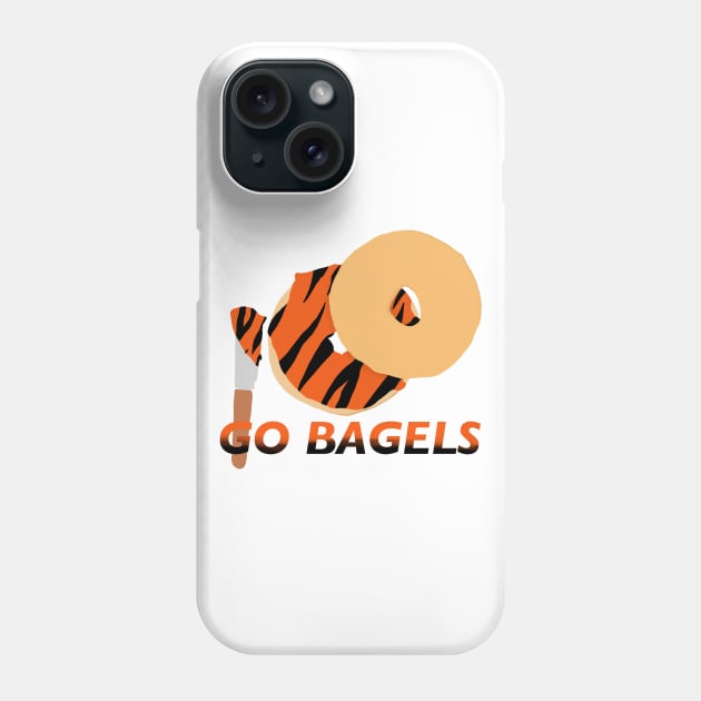 Go Bagels Phone Case by Paint Covered