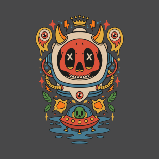 Astronaut and Alien T-Shirt