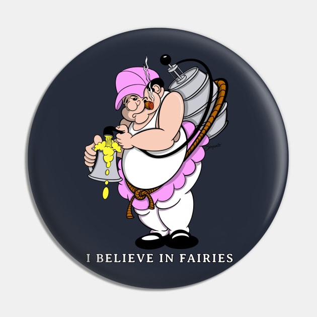 Beer Fairy Funny Gag Gift Beer Lover I BELIEVE Pin by ScottyGaaDo