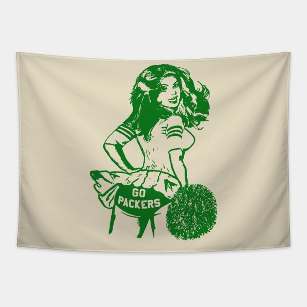 Go Packers Tapestry by onimod