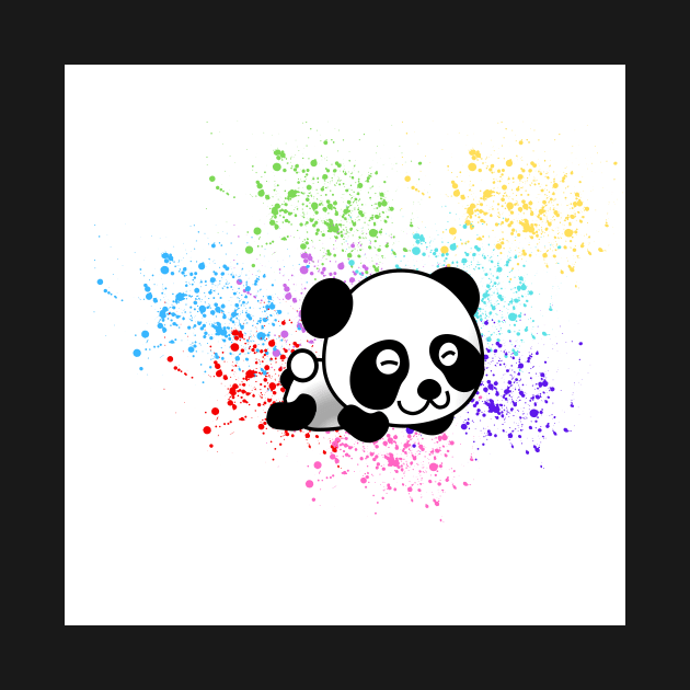 Cutie Pie Panda Bear by PedaDesign