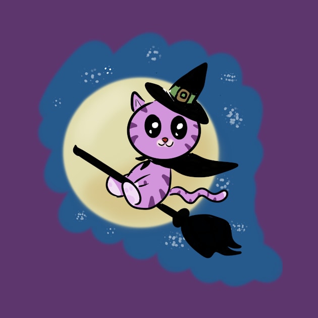 Cute kitten halloween by slapbasscat