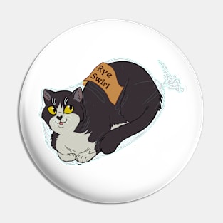 Catloaf: Rye Swirl (Tuxedo) Pin