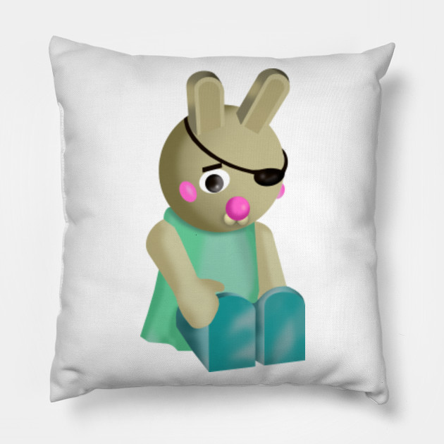 Piggy Roblox Bunny Piggy Pillow Teepublic - easter bunny piggy roblox