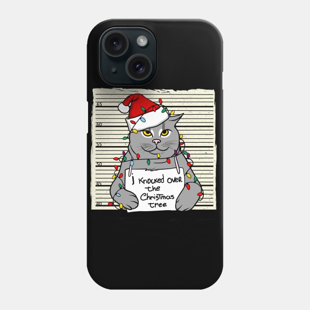 Christmas Cat Phone Case by OniSide