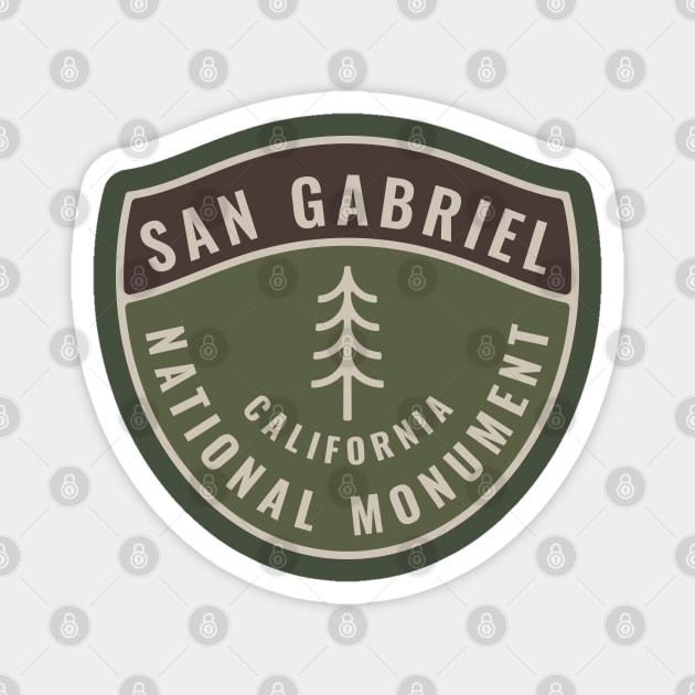 San Gabriel National Monument Logo Magnet by Spatium Natura