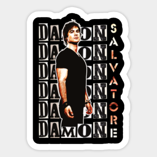 Damon Salvatore Stickers Teepublic
