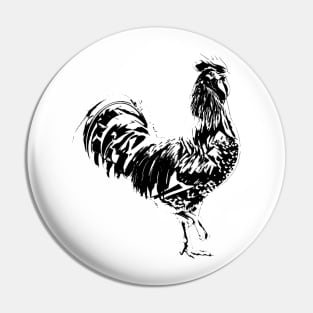 Rooster Pin