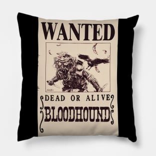 Wanted Bloodhound Pillow