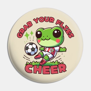 Football player froggy Pin