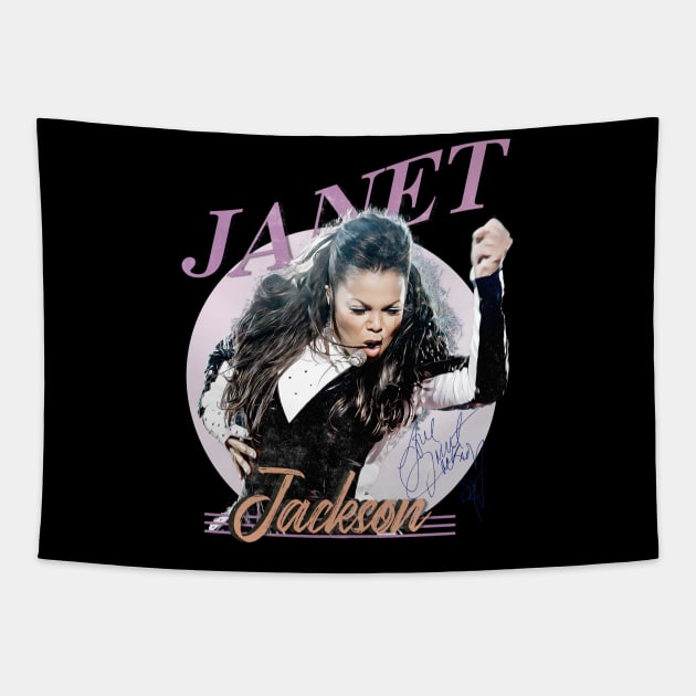 Janet Damita Jo Jackson Tapestry by Alaknanda prettywoman