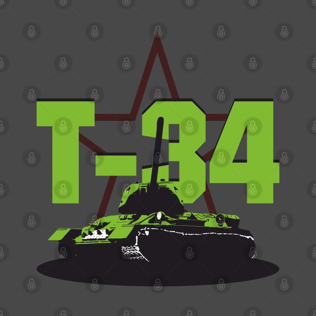 Soviet medium tank T-34-85 by FAawRay