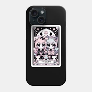 The Lovers Tarot Card Kawaii Pastel Goth Creepy Cute Anime Phone Case