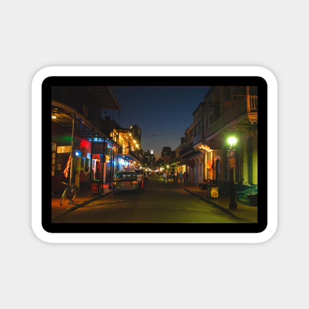 Bourbon Street Magnet by pvjaffe