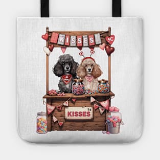 My Poodle Is My Valentine Tote