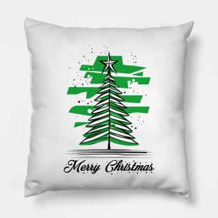 Merry Christmas sketch Pillow