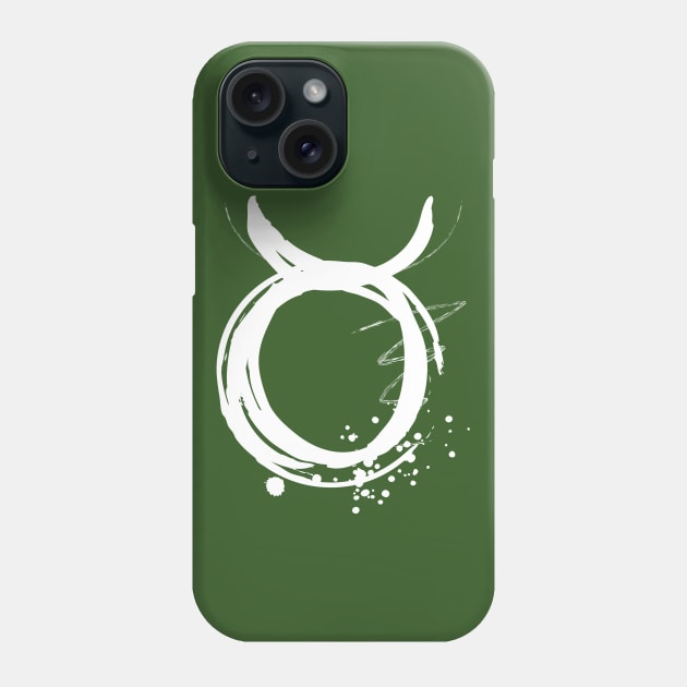 Taurus  Zodiac Sign Phone Case by Blind Man Studio