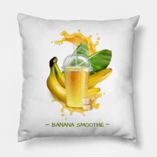 banana smoothie Pillow