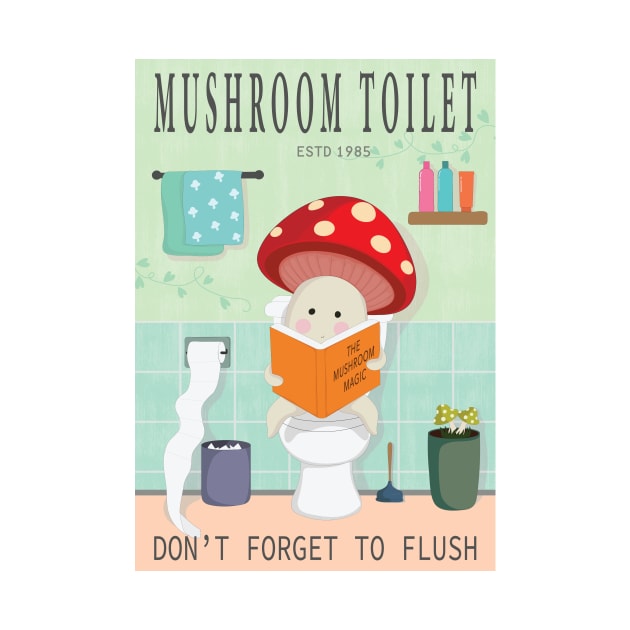 Mushroom Toilet by Anicue