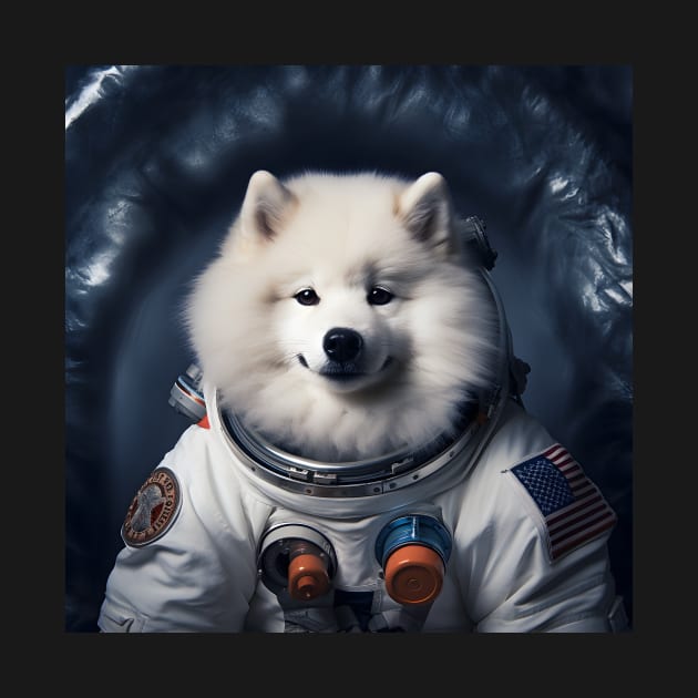 Astro Dog - Samoyed by Merchgard