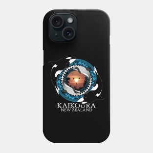 Orca and hector's dolphin Kaikoura New Zealand Phone Case