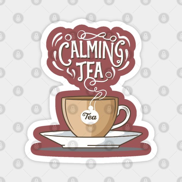 A Cup of Tea Magnet by Sixbrotherhood