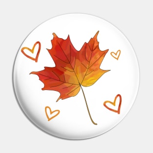 Autumn Love- Girl In Red- Love- Romance-October (Filled) Pin