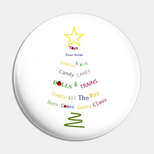 Children Holiday Tree Pin