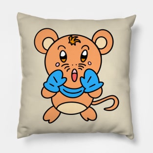 Kawaii cartoon mouse Pillow