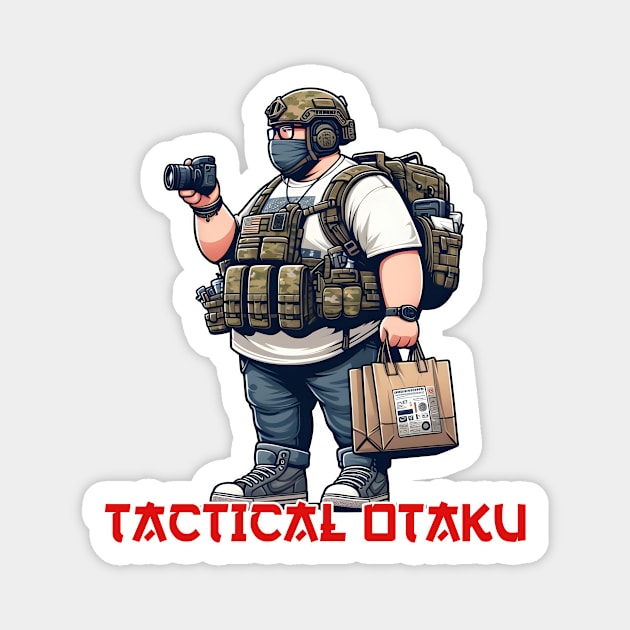 Tactical Otaku Magnet by Rawlifegraphic