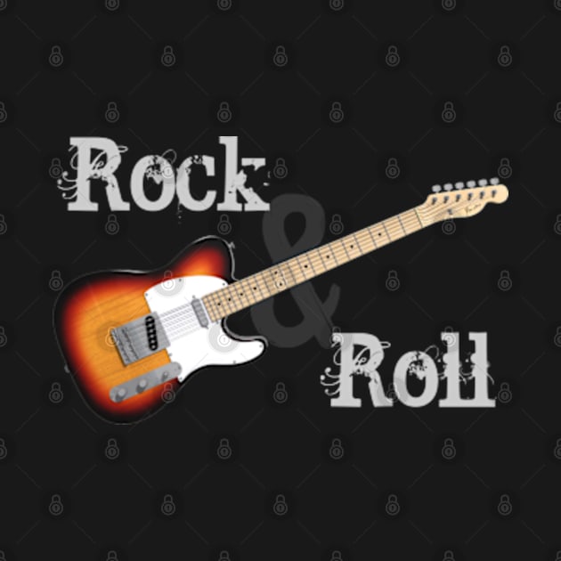 Rock & Roll Guitar by PhantomLiving