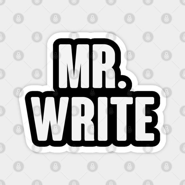 Mr Write Manuel Magnet by gabrielakaren