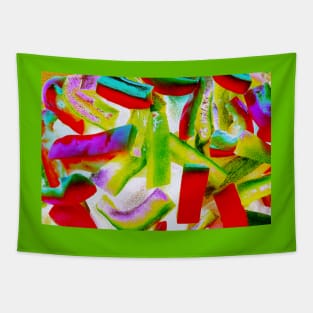 Abstract Julienne Peppers Tapestry