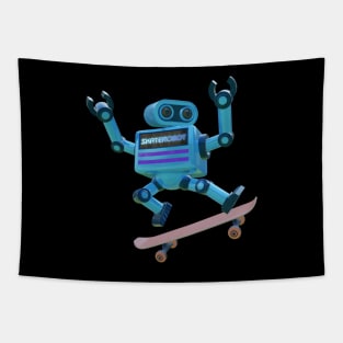 Robot Skater Tapestry