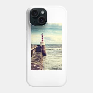 Amble Pier Lighthouse Phone Case